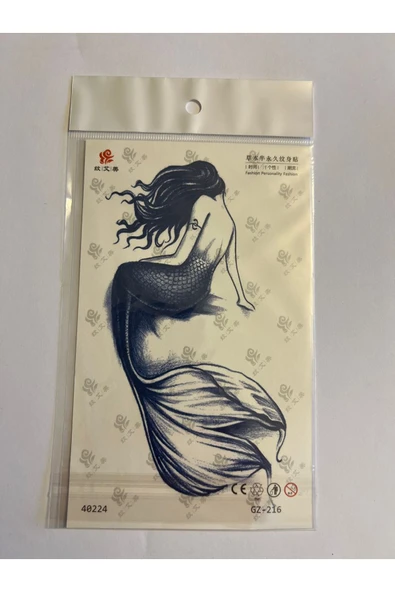 Güneş Deniz 3 Hafta Kalıcı 4 Adet Birden Yapıştırma Geçici Dövme Yarı Kalıcı Dövmeler - Resim 3