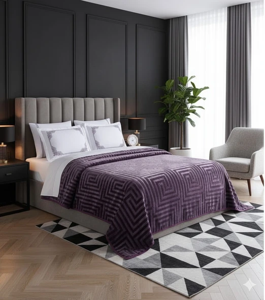 AGOSSA 6 PARÇA BATTANİYE SETİ MOR ürün görseli