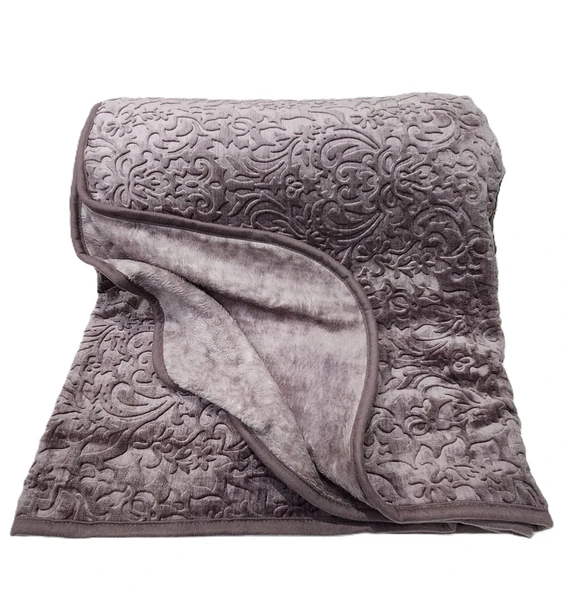 APRİCİTAS BATTANİYE ÇİFT KİŞİLİK EMBOSS KÜLMORU - Resim 3