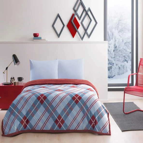 TAÇ WİNTER SET TEK KİŞİLİK RİALTA KIRMIZI - 3