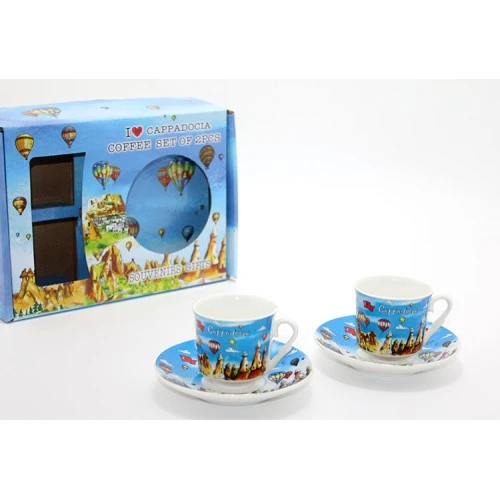 Yöresel İkili Fincan Seti Model 4 ürün görseli