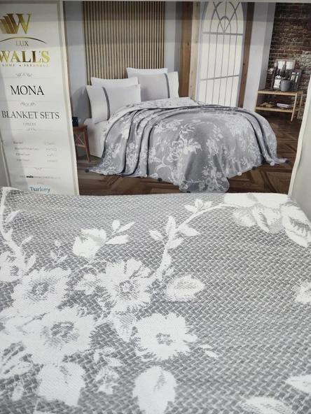 WALLS 6 PARÇA BATTANİYE SETİ MONA GREY - Resim 2