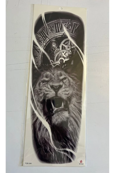 1 Hafta kalıcı 4 Adet Birden Tam Kol Bacak Kaplama 46 cm Geçici Dövme Seti - Resim 2