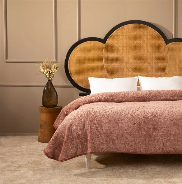 APRİCİTAS BATTANİYE ÇİFT KİŞİLİK EMBOSS TARÇIN - Resim 6