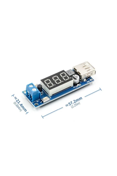 40V to 5V 2A Voltmetreli HW-318 - 2