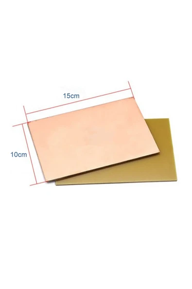 10x15cm Tek Yüz Bakır Pcb - 8