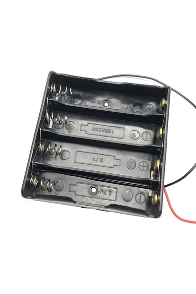 18650 2 Tel 4lü Pil Kutusu Paralel - 3