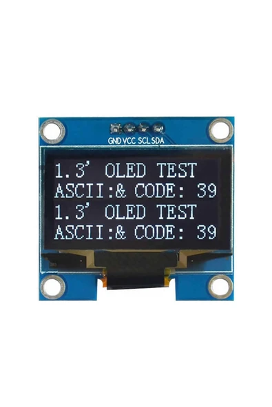 1.3 IIC Oled Lcd Mavi - 1