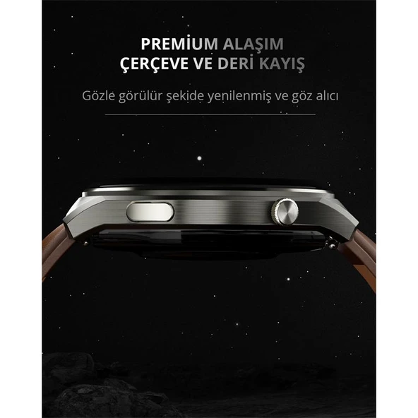AUKEY SW-2U-GY AKILLI SAAT 3.6CM AMOLED EKRAN VE 15 GÜN PIL ÖMRÜ IP68 GRI - 3