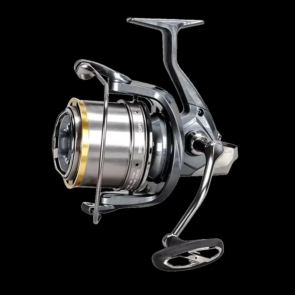 YekOutdoor Yüksek Performans Olta Seti Okuma Makaira Surf 4,30 cm 100-250 gr 3 Parça Yellow Surf Kamışı&Okuma Flite Surf FLS35-1500AY Gunsmoke 9+1BB Olta Makinesi - 2