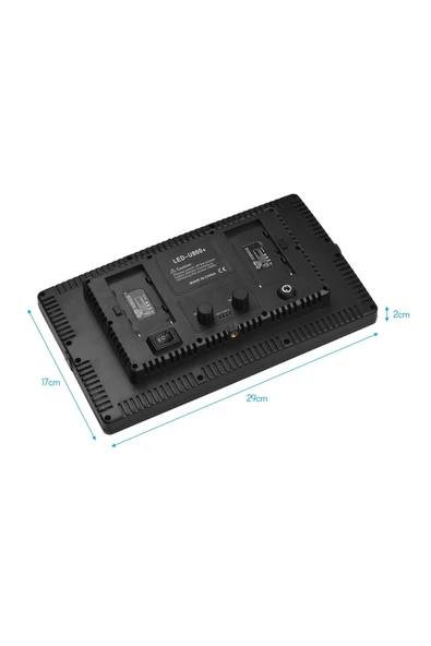 ASFAL Profesyonel 600 Led'li Stüdyo, Makyaj,kuaför, Youtuber, Çekim Işığı-210 Cm Tripod, 3200-6500k - Resim 6