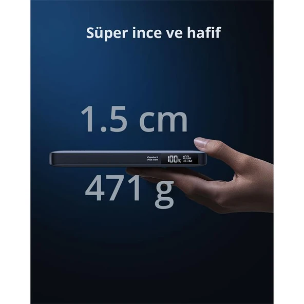 AUKEY PB-Y44-GY 100W 20000 MAH PD 3.0 LAPTOP POWERBANK - 3