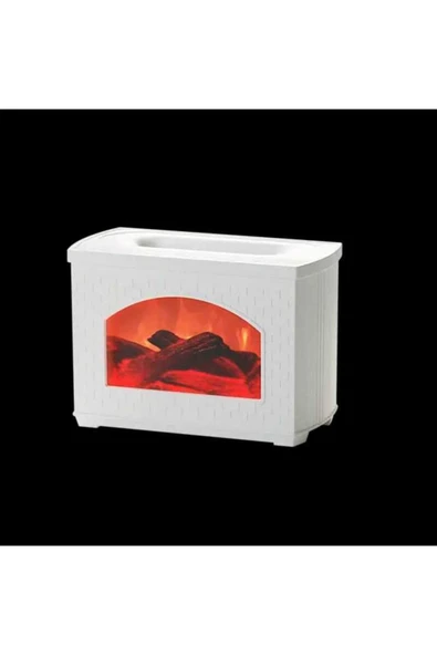 ASFAL 3D Şömine Hava Nemlendirici 270 ml Ateş Görünümlü Nemlendirici Difüzör Buhar Makinesi - 2