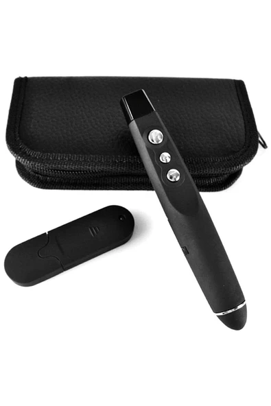 ASFAL Çantalı, Lazerli Projeksiyon Sunum Kumandası. Sunum Kalemi, Slayt Kumandası, 15 Metre Çekim Gücü - 3