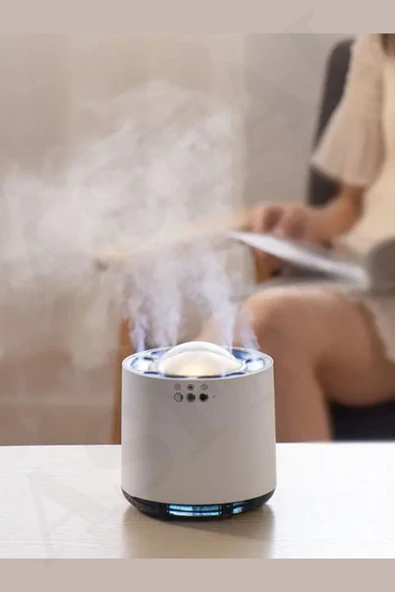 ASFAL Rgb Modlu 800ML Sese Duyarlı 6 Ledli 800ml Kapasiteli Hava Nemlendiricisi Aroma Difüzör - 5