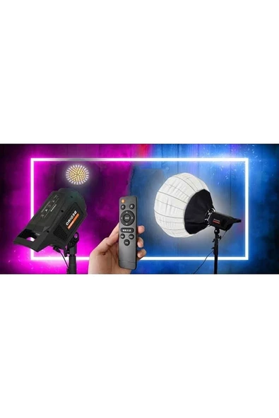 ASFAL Kumandalı, Stüdyo. Canlı Yayın Tiktok. Makyaj. Youtuber Led Işık(65 Cm)+210 Cm Tripod - 4