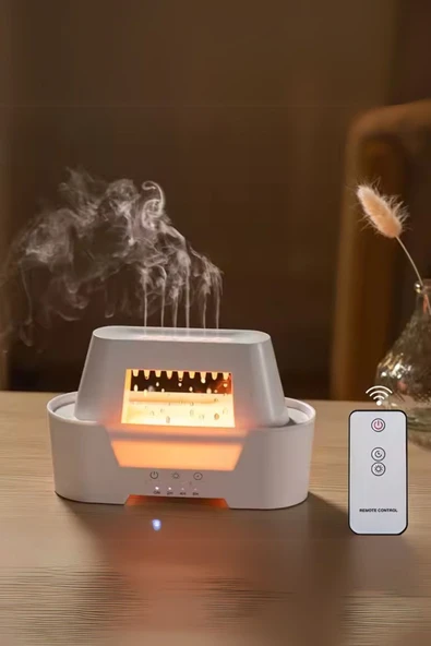 ASFAL Ultrasonik Aroma Difüzör Buhar Makinesi Hava Nemlendirici 300ml Gece Lambası Damlacıklı - 6