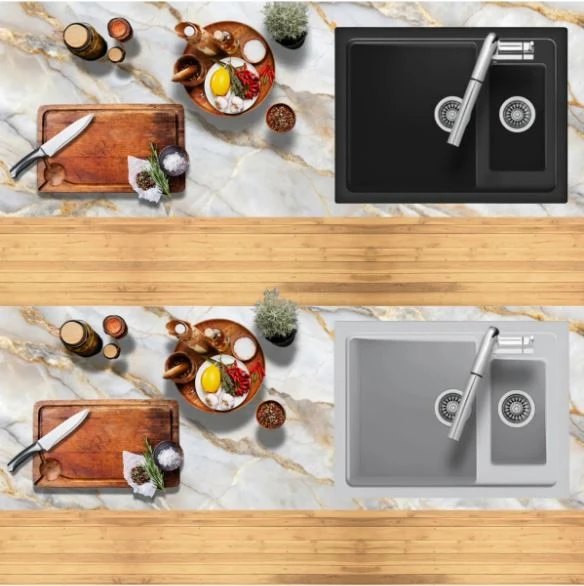 Granit Evye HALF Series Grey (GRİ) (59x49) - Resim 2