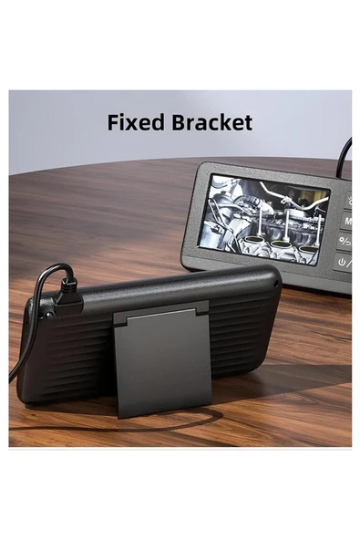 ASFAL Ekranlı Çift kameralı 5 Mt Sert Kablo Endoskop Kamera 8 mm 4.3 ınc Hafıza Kart Destekli Yılan Kamera - 7