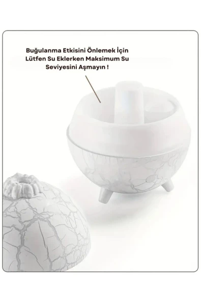 ASFAL Ultrasonik Buhar Makinesi Aroma Terapi Hava Nemlendirici Gezegen Desenli 200ml Sessiz Aroma Difüzör - 4