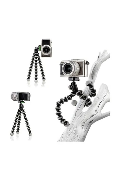 NEEPHO Gopro Uyumlu 26 Cm Esnek Gorilla Ahtapot Tripod Pratik Telefon Tutucu