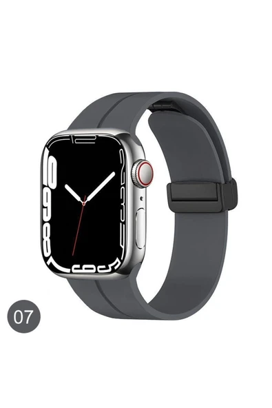 ASFAL Apple Watch 42 44 45 49 Mm 1 2 3 4 5 6 Se 7 8 Watch Ultra Uyumlu Kordon Manyetik Tokalı Mıknatıslı ürün görseli 1