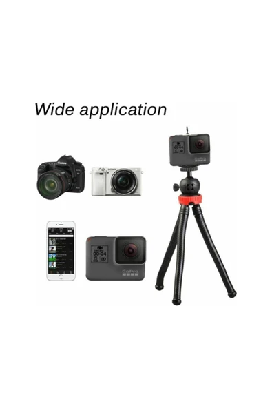 NEEPHO 30 Cm Esnek Tripod Gorillapod Dslr Telefon Kamera Tutucu Tutacağı Standı +telefon Tutacağı - Resim 5