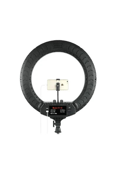 ASFAL 18 Inç Kumandalı Işık Led 210 Cm Tripod Youtuber Video Selfie Stüdyo Makyaj Tiktok Işığı Ring Light - 2