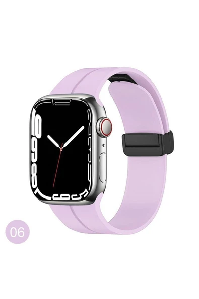 ASFAL Apple Watch 42 44 45 49 Mm 1 2 3 4 5 6 Se 7 8 Watch Ultra Uyumlu Kordon Manyetik Tokalı Mıknatıslı ürün görseli 1