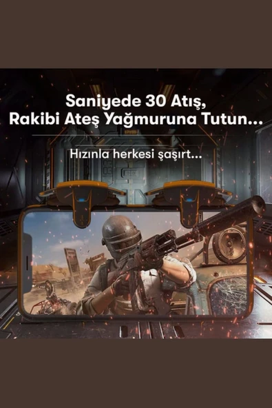 ASFAL Makro Tetik Saniyede Otuz Atış Üç Modlu Seri Atış Tetiği Pubg Tetik Parmak Eldiven Hediyeli - Resim 5