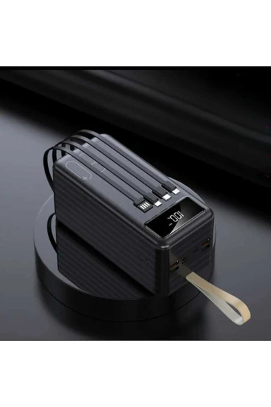 ASFAL Kendinden Kablolu 80000 Mah Powerbank Dijital Göstergeli Taşınabilir Kamp İçin Powerbank Güç Deposu