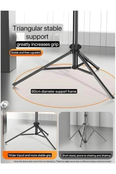 ASFAL 180 cm, Fotoğraf ve Video Çekim Standı, Tutacaklı Çantalı, Telefon ve Kamera Uyumlu Tripod , Monopod - Resim 4
