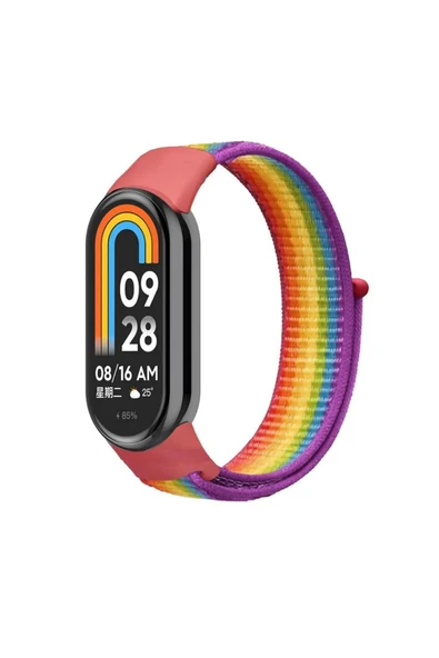 ASFAL Xiaomi Mi Band 8 Uyumlu Kordon Mi Band 8 Sport Loop Örgü Kordon Kayış ürün görseli 1