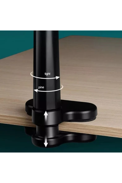 ASFAL Fonksiyonel Masaüstü Ayarlanabilir Telefon Ve Tablet Tutucu Stand, Yatak Başlık Telefon Tutucu - 8