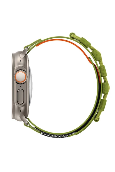 ASFAL Apple Watch Uyumlu Hasır Kordon Watch Ultra 3 4 5 6 7 8 Se ultra 42 44 45 49 mm Uyumlu Şık Kordon - Resim 5