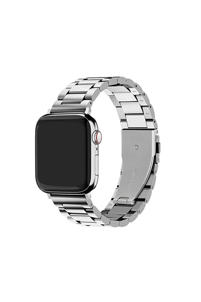 ASFAL Apple Watch Uyumlu Metal Kordon 2/3/4/5/6/7/8/se/ultra 42 44 45 49mm Paslanmaz Çelik Ayarlanır Pim