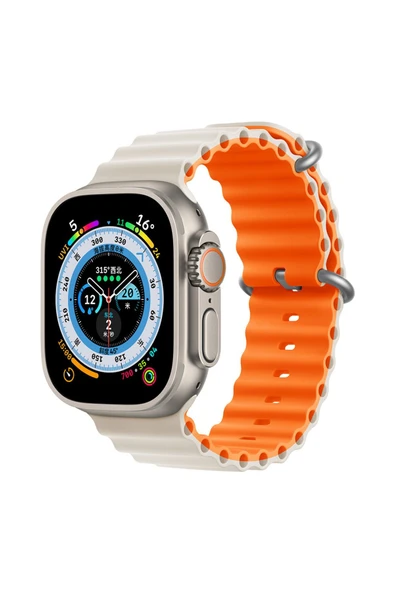 ASFAL Watch Uyumlu 42 Mm 44 Mm 45 Mm 49 Mm Kordon 1/2/3/4/5/6/se/7/8 Watch Ultra Çift Renk Ocean ürün görseli 1