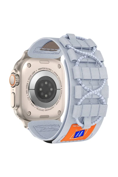 ASFAL Apple Watch Uyumlu Hasır Kordon Watch Ultra 3 4 5 6 7 8 Se ultra 42 44 45 49 mm Uyumlu Şık Kordon