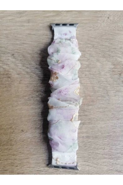 ASFAL Apple Watch 2/3/4/5/6/7/8/se 38 mm 40 mm 41 mm Uyumlu Kumaş Kordon Lastikli Kumaş Kayış ürün görseli 1