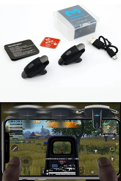 ASFAL Makro Tetik Saniyede Otuz Atış Üç Modlu Seri Atış Tetiği Pubg Tetik Parmak Eldiven Hediyeli - Resim 4