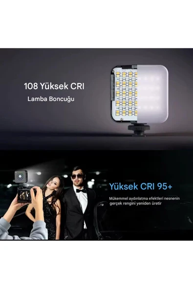 ASFAL Telefon, Kamera Laptop Uyumlu RGB Selfie Işığı Canlı Yayın Tiktok Selfie ve Video İçin Mini Led Işık - 8