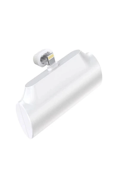 ASFAL Iphonelara Özel Taşınabilir Kurtarıcı Taşınabilir Powerbank 5000 mAh Lightning Girişli Güç Bankası