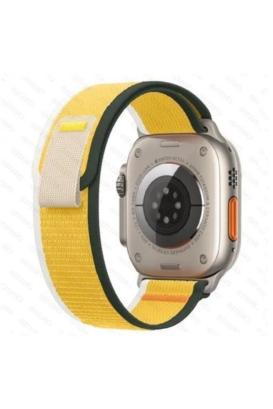 ASFAL Apple Watch Uyumlu 1 2 3 4 5 6 7 8 Se Uyumlu 42 44 45 49mm Örgü Işlemeli Renkli Trail Loop Kordon ürün görseli 1