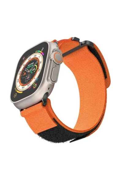 ASFAL Metal Başlıklı Şık Tasarımlı Apple Watch Kordon 42mm 44mm 45mm 49mm Uyumlu Watch Ultra Kayış - 3