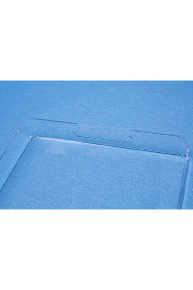 ASFAL Şeffaf Pleksi Tepsi 35x25 cm Servis Kahve Çay Ve Sunum Tepsisi - 8