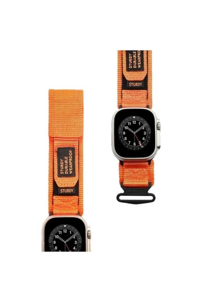 ASFAL Metal Başlıklı Şık Tasarımlı Apple Watch Kordon 42mm 44mm 45mm 49mm Uyumlu Watch Ultra Kayış - 2