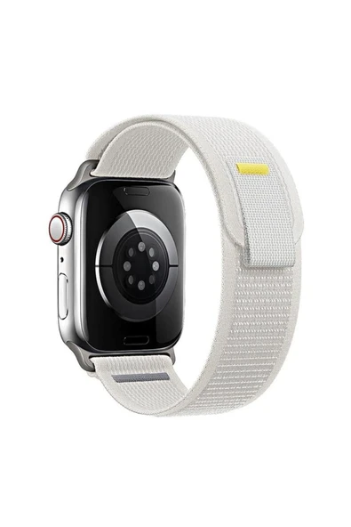ASFAL Apple Watch Uyumlu 1 2 3 4 5 6 7 8 Se Uyumlu 42 44 45 49mm Örgü Işlemeli Renkli Trail Loop Kordon ürün görseli 1