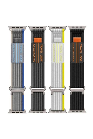 ASFAL Apple Watch Uyumlu Travel Kordon 38mm 40mm 41mm Uyumlu Watch 1/2/3/4/5/6/se/7/8/9ultra Uyumlu Kordon - Resim 3