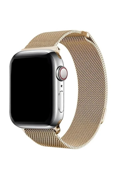 ASFAL Apple Watch 3 4 5 6 7 8 Se 42 44 45 49 Mm Uyumlu Kordon Kayış Bileklik Metal Hasır Örgü Kordon