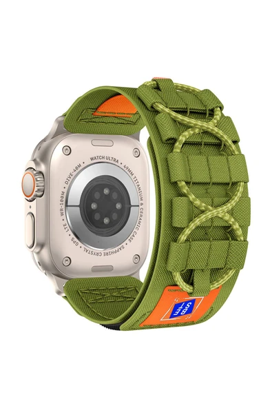 ASFAL Apple Watch Uyumlu Hasır Kordon Watch Ultra 3 4 5 6 7 8 Se ultra 42 44 45 49 mm Uyumlu Şık Kordon